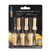 Chef Aid 6Pc Corn Cob Forks